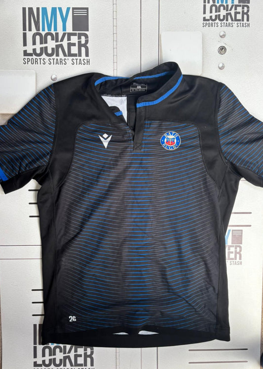 Beno Obano - Bath Rugby Numbered Training Shirt [Black]