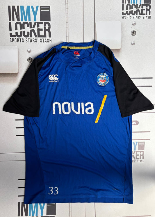 Beno Obano - Bath Rugby Numbered Gym Shirt [Blue]