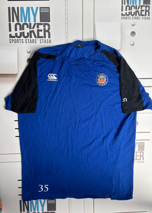 Beno Obano - Bath Rugby Numbered Casual T-Shirt [Blue]