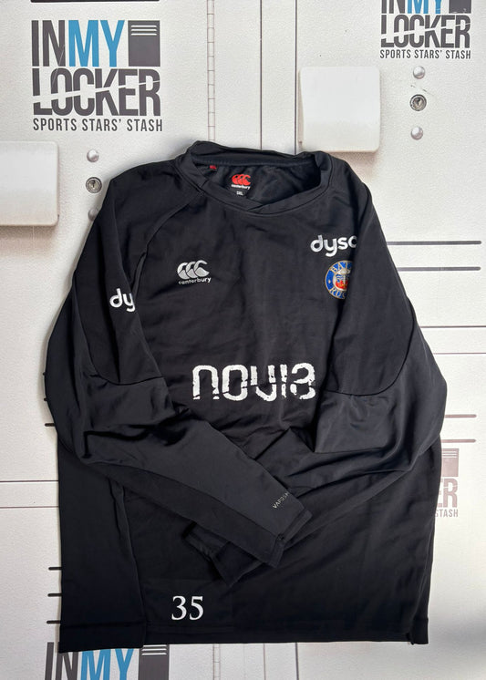 Beno Obano - Bath Rugby Numbered Waterproof Training Top [Black]