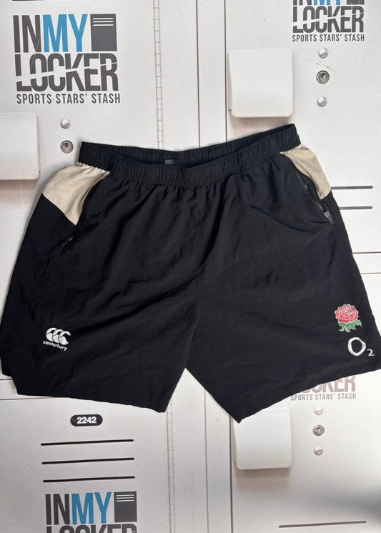 Beno Obano - England Rugby Gym Shorts [Black]