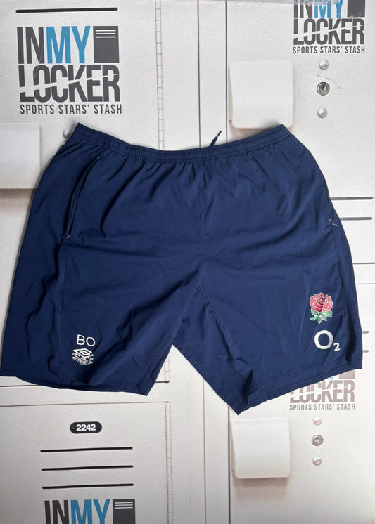 Beno Obano - England Rugby Initialled Gym Shorts [Navy]