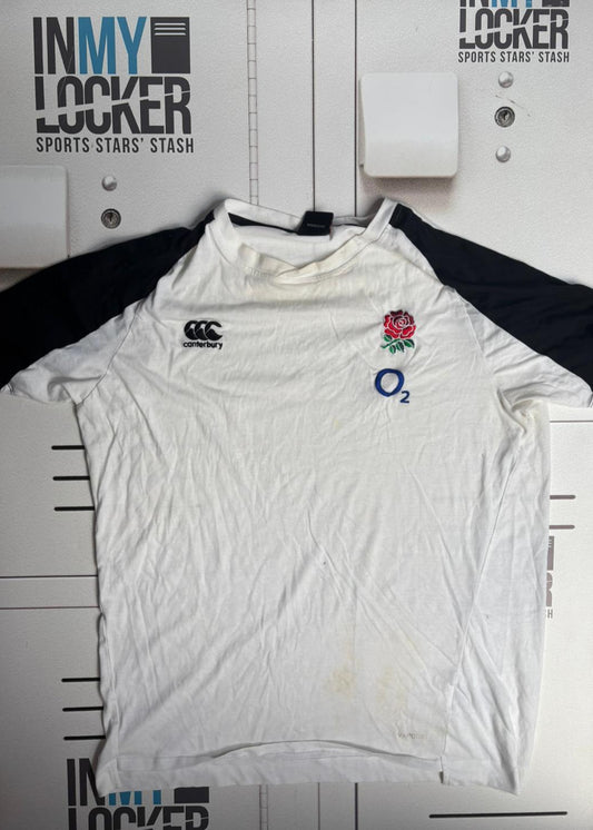 Beno Obano - England Rugby Casual T-Shirt [White]