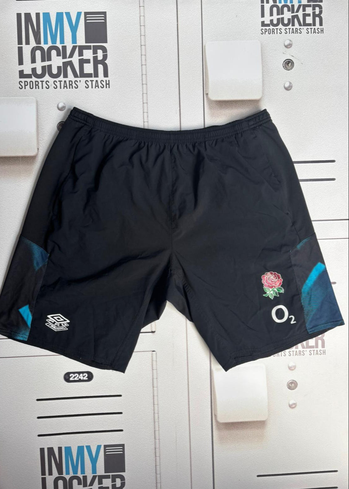 Beno Obano - England Rugby Gym Shorts [Black]