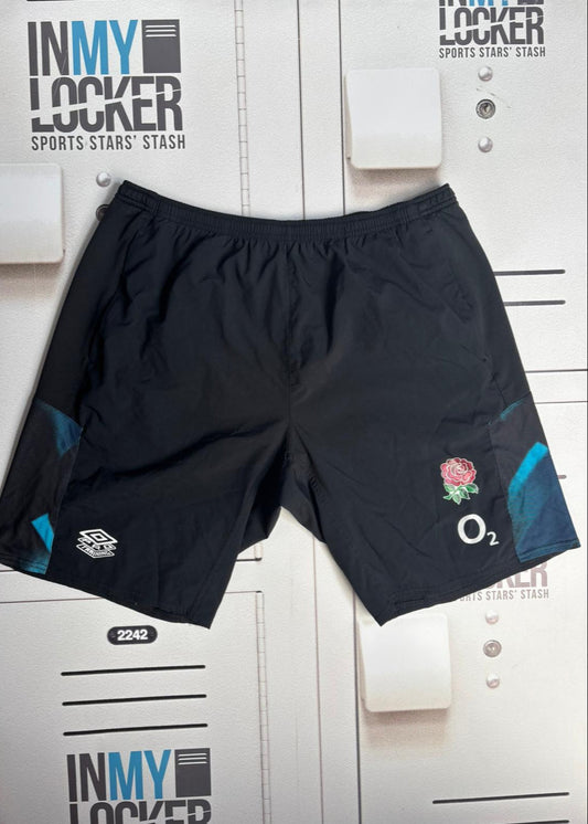 Beno Obano - England Rugby Gym Shorts [Black]