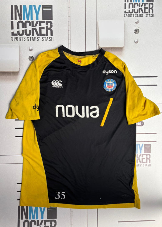 Beno Obano - Bath Rugby Training Shirt [Black & Yellow]