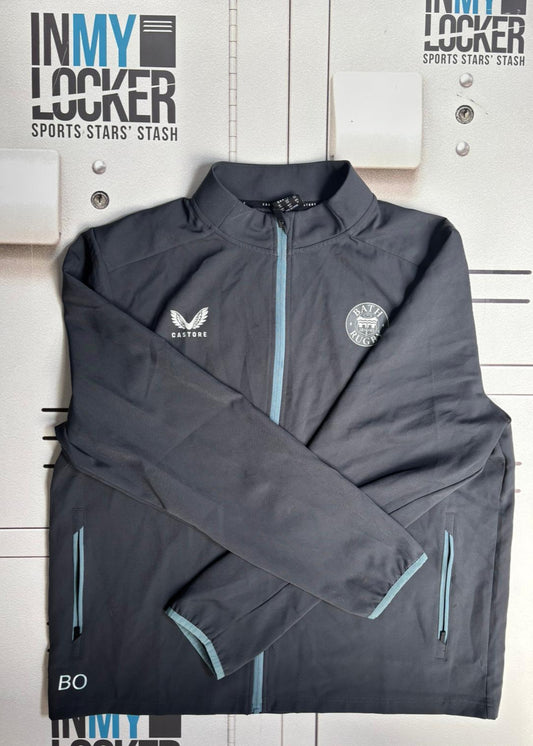 Beno Obano - Bath Rugby Initialled Zip-Up Training Jacket [Grey]