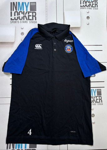 Bath Rugby - Club Polo Shirt [Black & Blue]