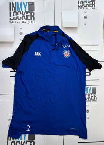 Bath Rugby - Club Polo Shirt [Blue & Black]