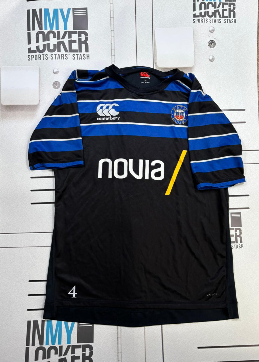 Bath Rugby - Short-Sleeve Training Shirt [Blue, Black & White]