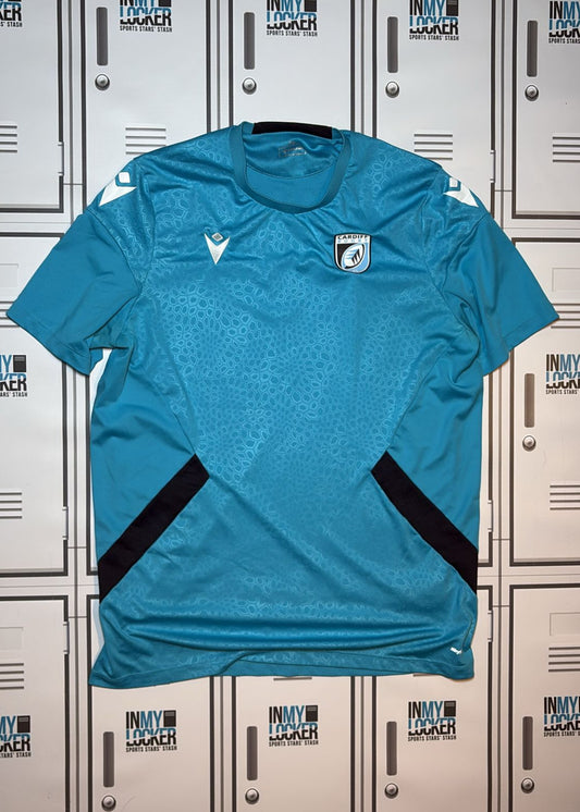 Ben Donnell - Macron Cardiff Rugby Gym T-Shirt [Light Blue]