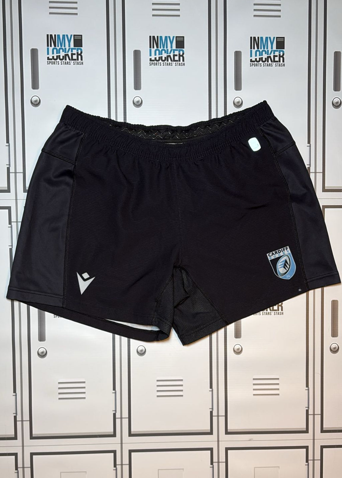 Ben Donnell - Macron Cardiff Rugby Match Shorts [Black]