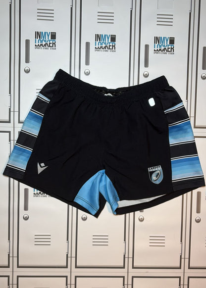 Ben Donnell - Macron Cardiff Rugby Match Shorts [Black and Blue]