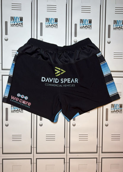 Ben Donnell - Macron Cardiff Rugby Match Shorts [Black and Blue]