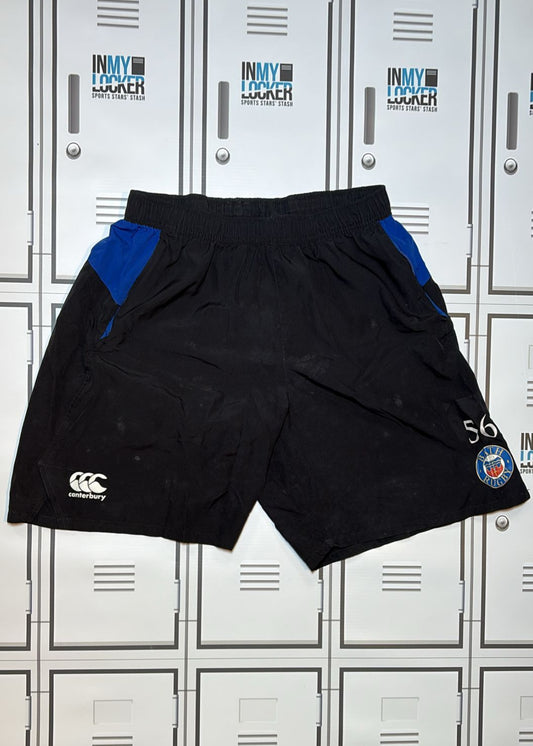 Ben Spencer - Bath Rugby Canterbury Gym Shorts Numbered 56 [Black]