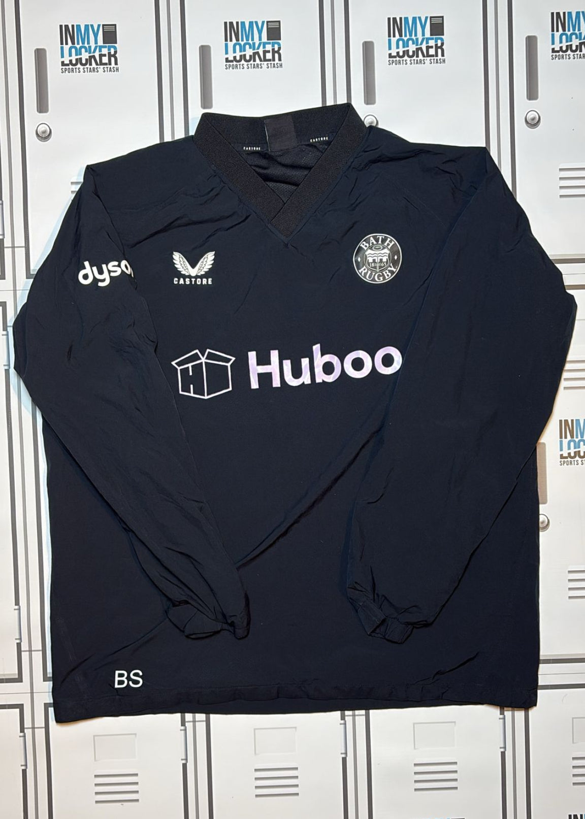 Ben Spencer - Bath Rugby Castore Drill Top Initialled BS [Black]
