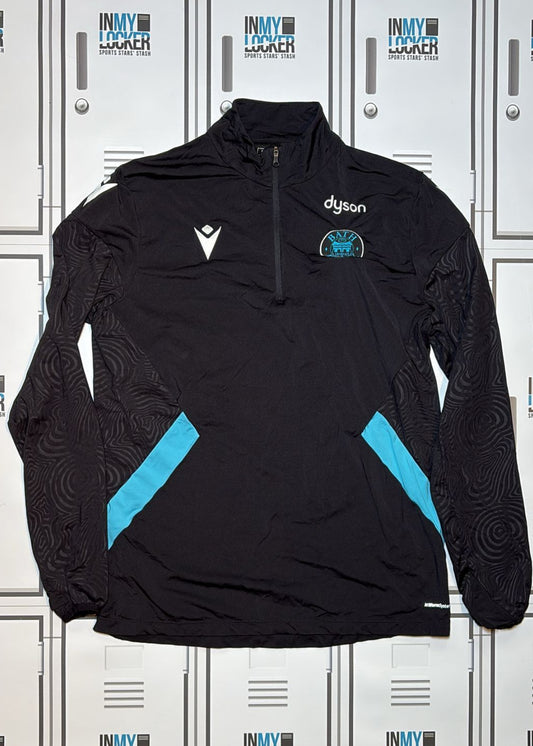 Ben Spencer - Bath Rugby Macron 1/4 Zip Training Top [Black]