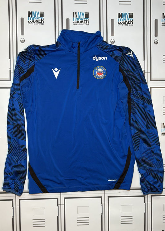 Ben Spencer - Bath Rugby Macron 1/4 Zip Training Top [Blue]