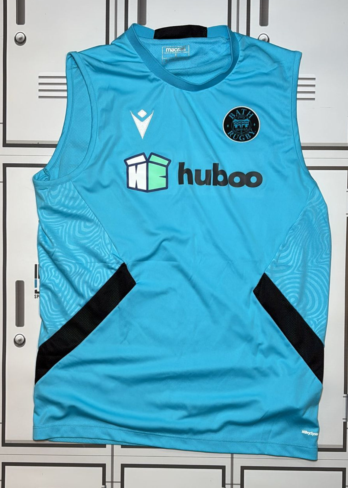 Ben Spencer - Bath Rugby Macron Gym Vest [Light Blue]