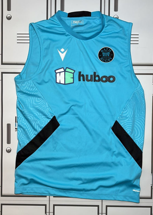 Ben Spencer - Bath Rugby Macron Gym Vest [Light Blue]