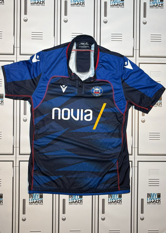 Ben Spencer - Bath Rugby Macron Training Shirt [Blue and Black]