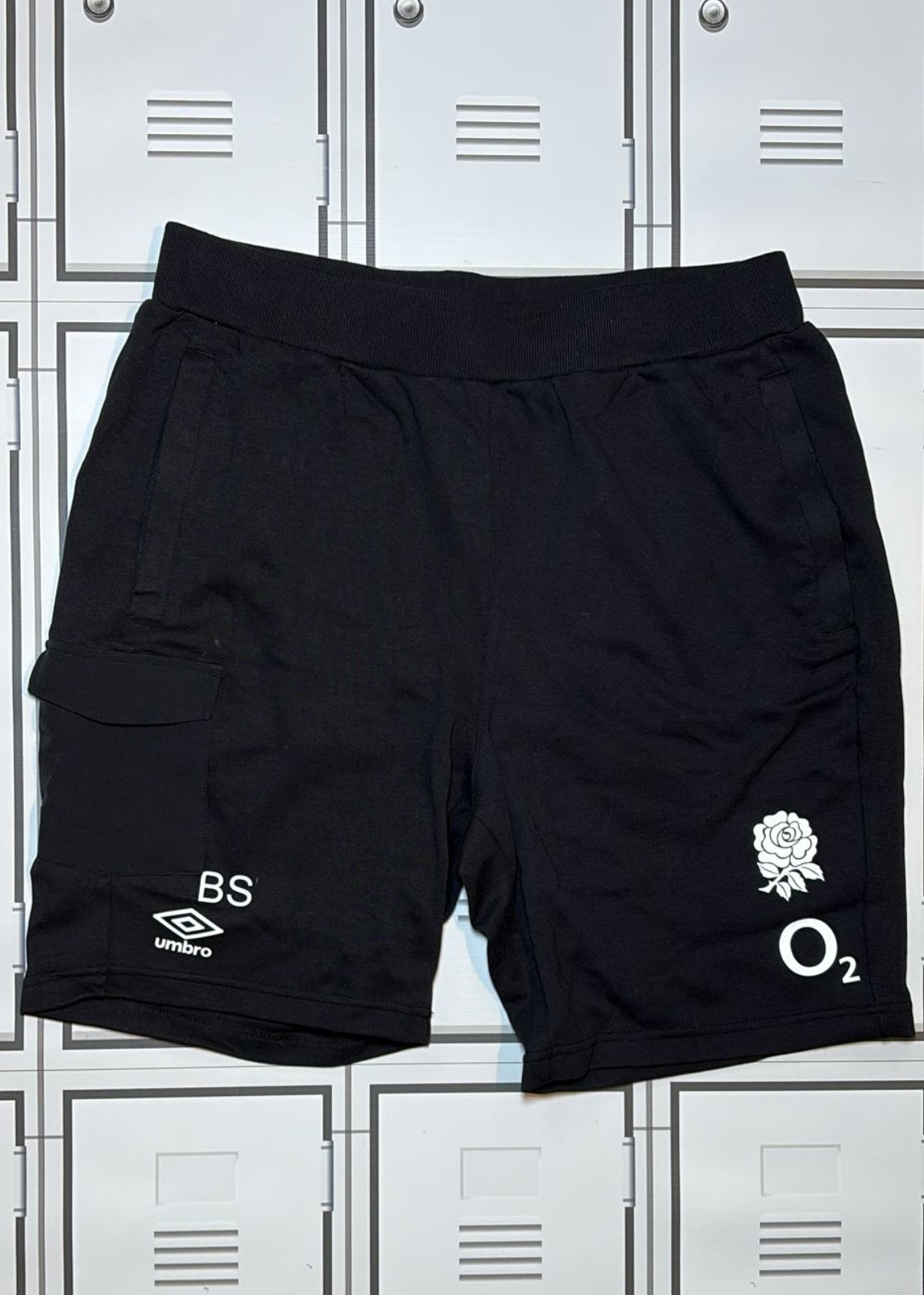 Ben Spencer - England Rugby Knit Shorts Initialled BS [Black]