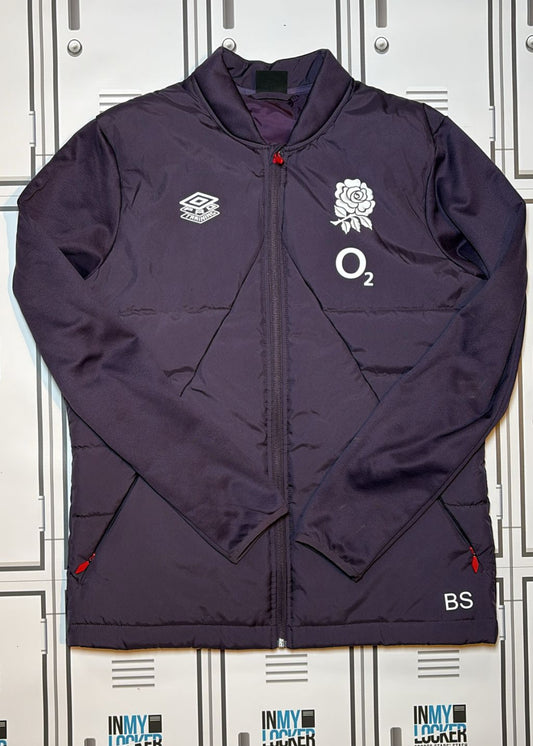 Ben Spencer - England Rugby Thermal Jacket Initialled BS [Purple]