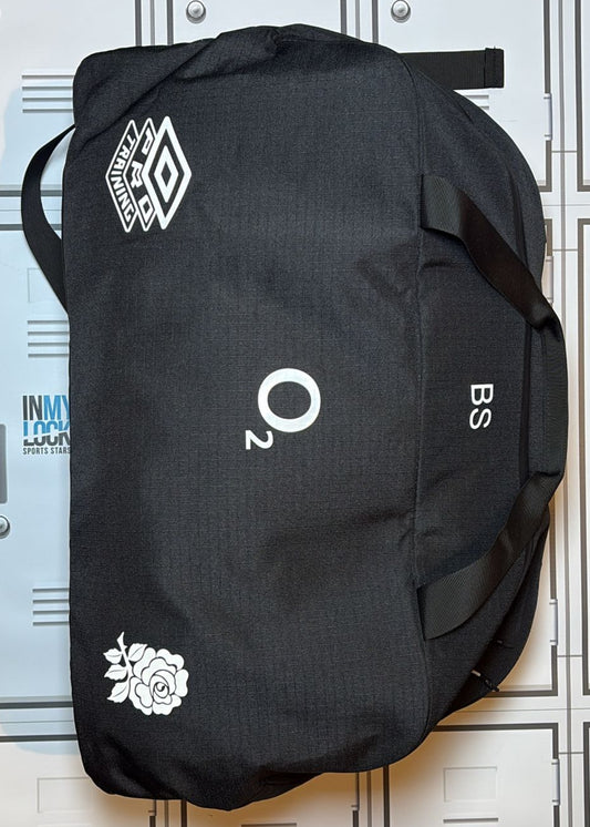 Ben Spencer - England Rugby Umbro Medium Holdall Initialled BS [Black]