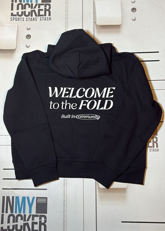England Rugby Womens FOLD Hoodie [Black]