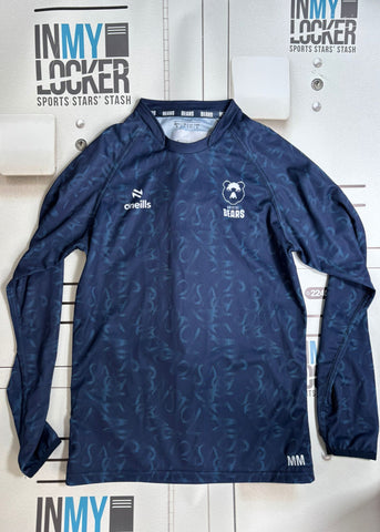 Max Malins - Bristol Bears Initialled Long-Sleeve Training Top  [Navy]