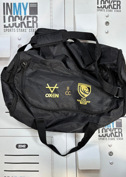 Charlie Chapman - Gloucester Rugby 150th Anniversary Holdall [Black & Gold]