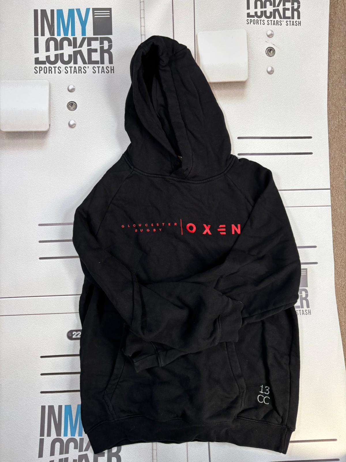 Charlie Chapman - Gloucester Rugby Oxen Hoodie [Black & Red]