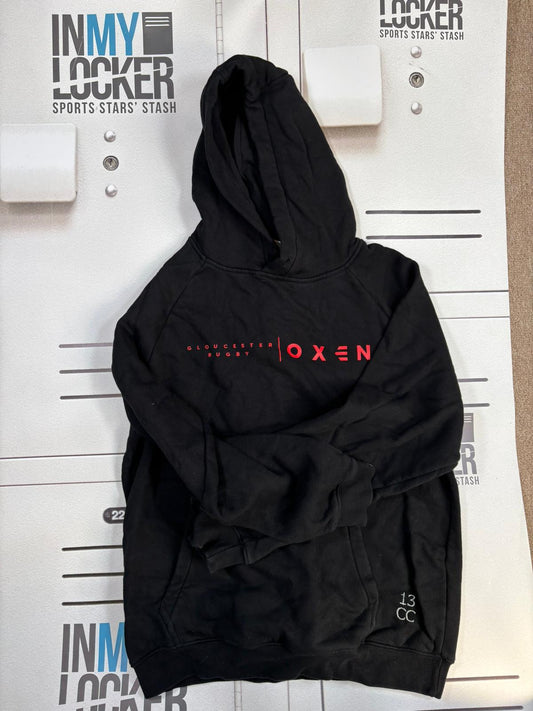 Charlie Chapman - Gloucester Rugby Oxen Hoodie [Black & Red]