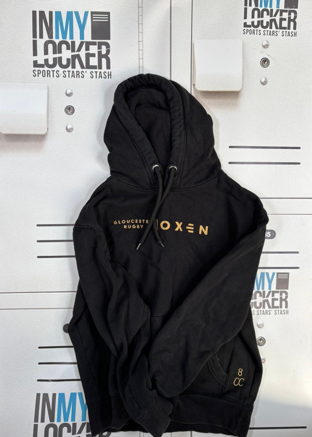 Charlie Chapman - Gloucester Rugby Oxen Hoodie [Black & Gold]