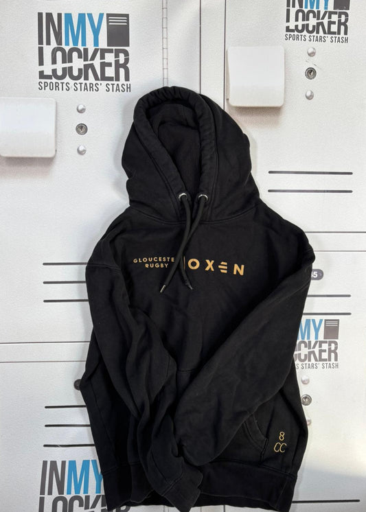Charlie Chapman - Gloucester Rugby Oxen Hoodie [Black & Gold]