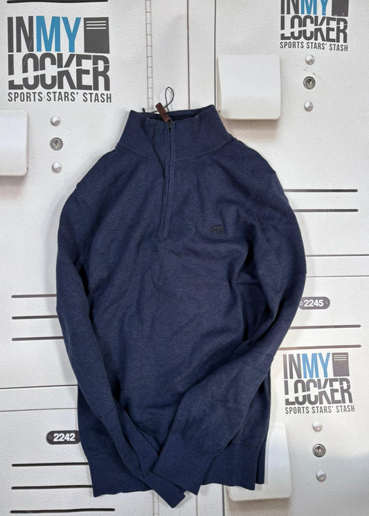Charlie Chapman - Raging Bull 1/4 Zip Jumper [Blue]