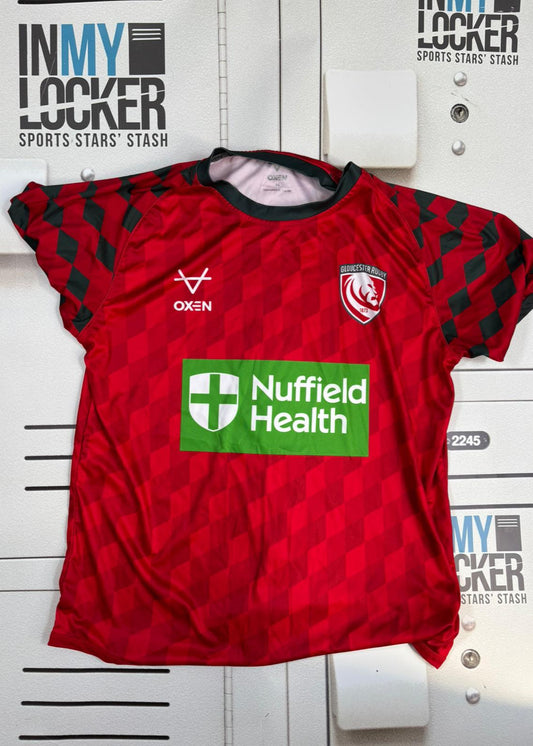 Charlie Chapman - Gloucester Rugby Training Shirt [Red & Grey]