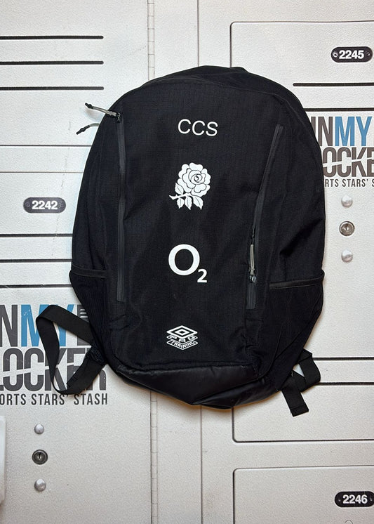 Chandler Cunningham-South - England Rugby Umbro Initialled Rucksack [Black]