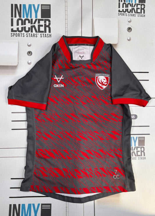 Charlie Chapman - Gloucester Rugby Training Shirt [Red & Grey]