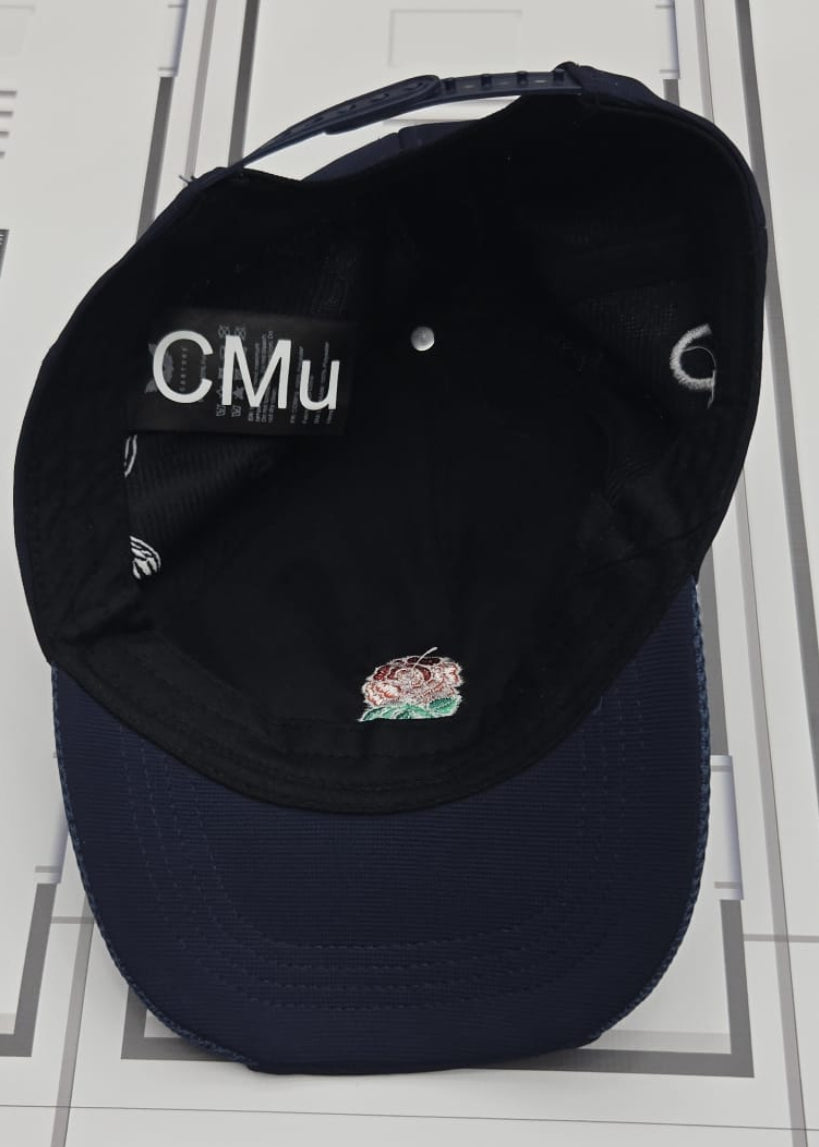 Cadan Murley - England Rugby Castore Baseball Cap Initialled CMu [Blue]