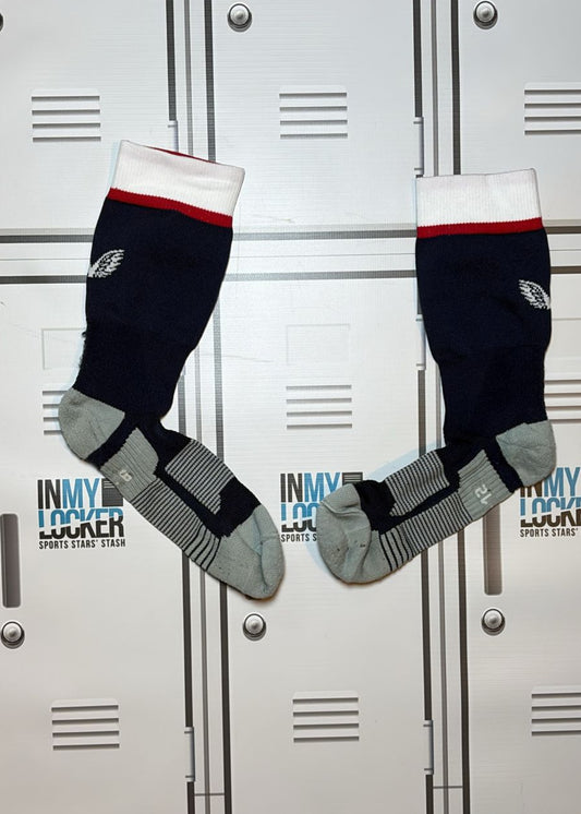 Castore Mid Calf Rugby Socks [Navy and White]