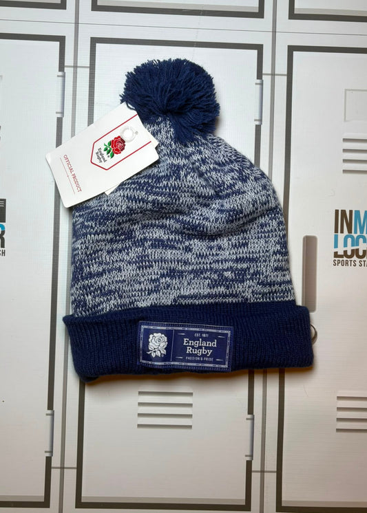 Chandler Cunningham-South - England Rugby Bobble Hat [Navy and White]