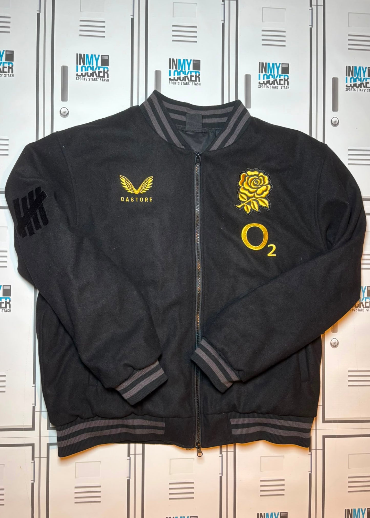 Chandler Cunningham-South - England Rugby Castore Bomber Jacket [Black]