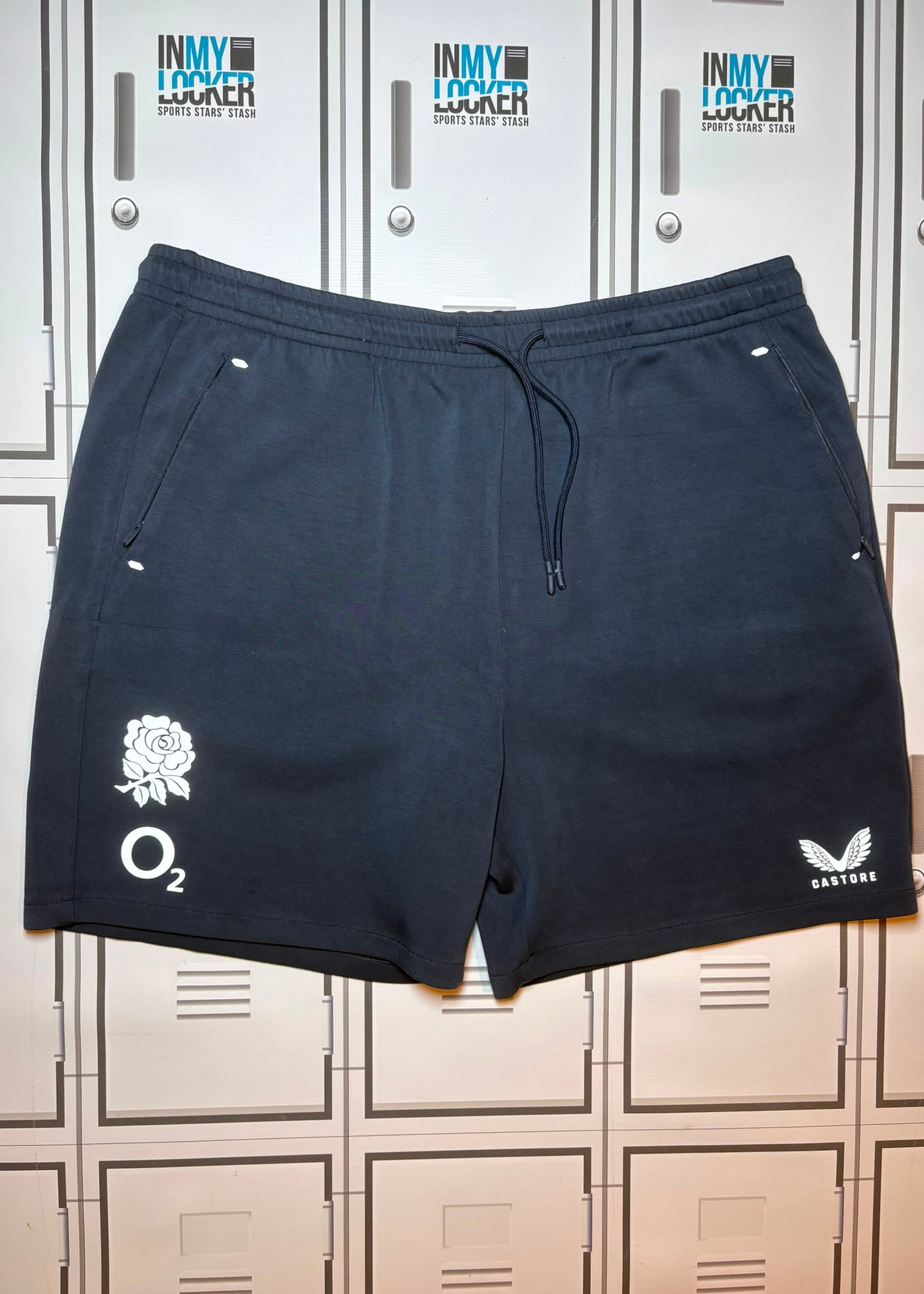 Chandler Cunningham-South - England Rugby Castore Knits Shorts [Blue]