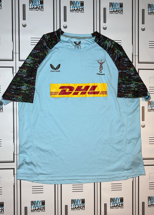 Chandler Cunningham-South - Harlequins Castore Gym T-Shirt [Light Blue]