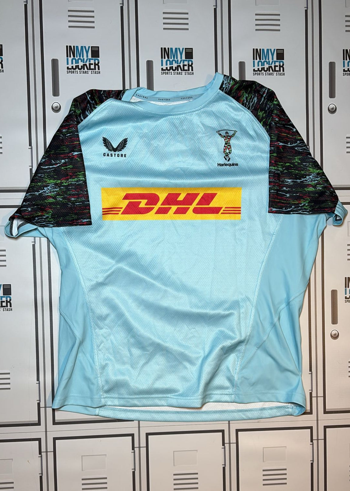 Chandler Cunningham-South - Harlequins Castore Training Shirt [Light Blue]