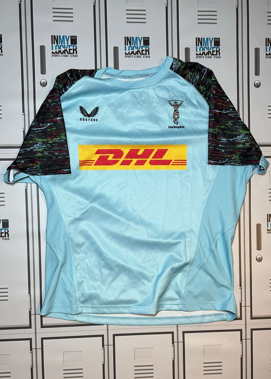 Chandler Cunningham-South - Harlequins Castore Training Shirt [Light Blue]