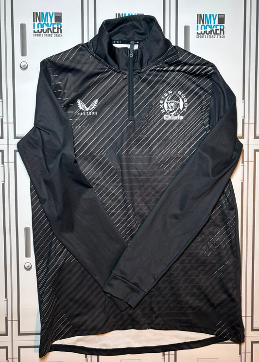 Charlie Chapman - Exeter Chiefs Castore 1/4 Zip Training Jacket [Black]