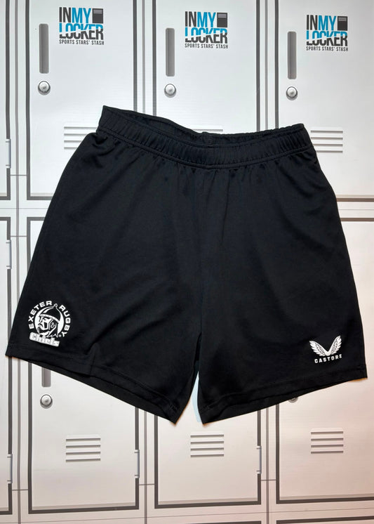 Charlie Chapman - Exeter Chiefs Castore Gym Shorts [Black]