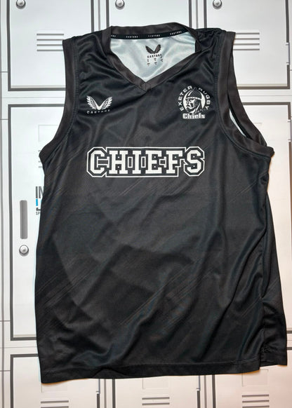Charlie Chapman - Exeter Chiefs Castore Gym Vest Numbered 25 [Black]